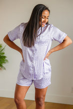 Load image into Gallery viewer, Jollina Short Satin Leopard PJ Set