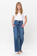 Load image into Gallery viewer, Judy Blue Double Button Wide Leg Jeans