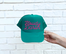 Load image into Gallery viewer, Howdy Darlin&#39; DTF Printed Trucker Hat